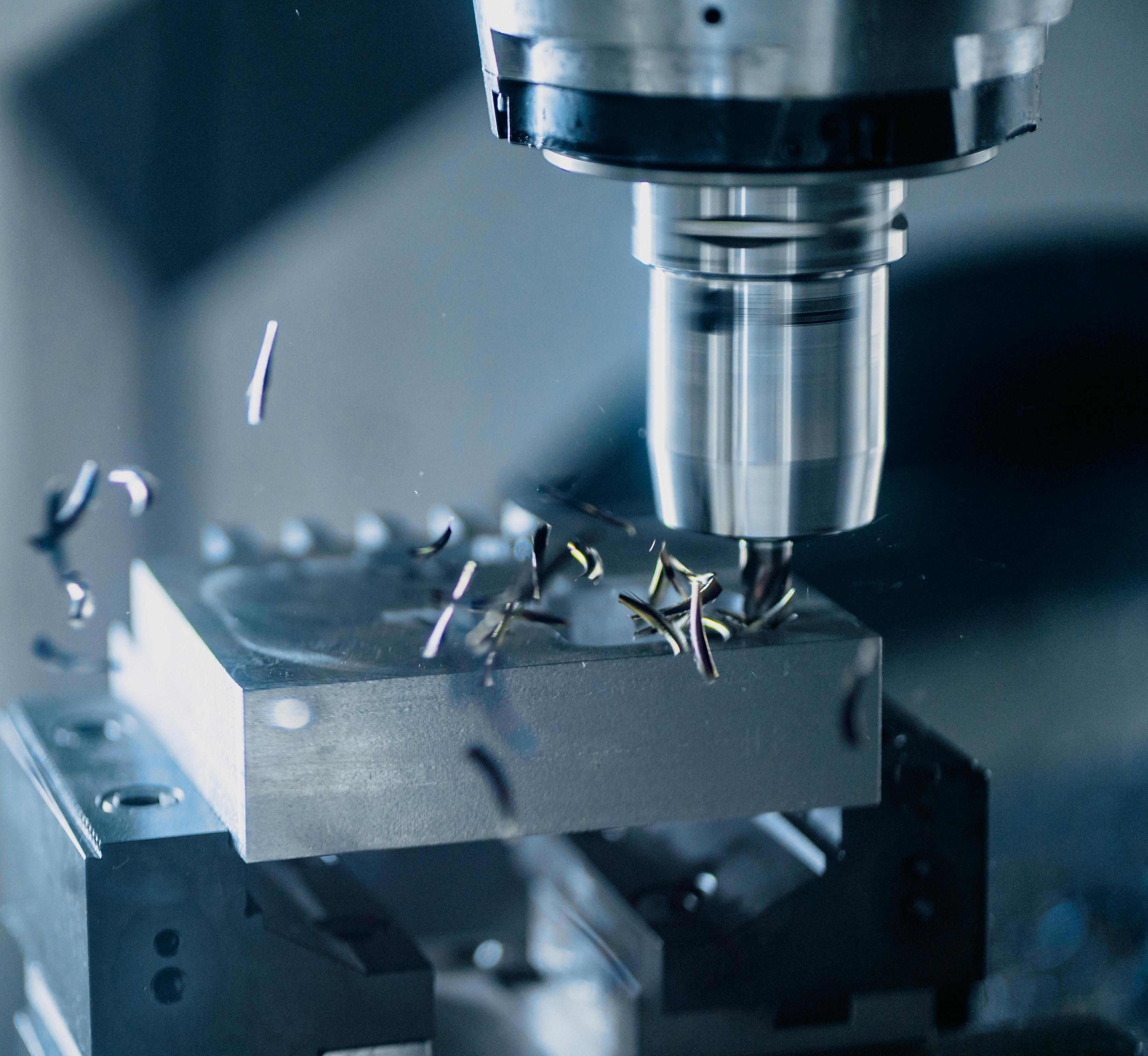 CNC machining in action